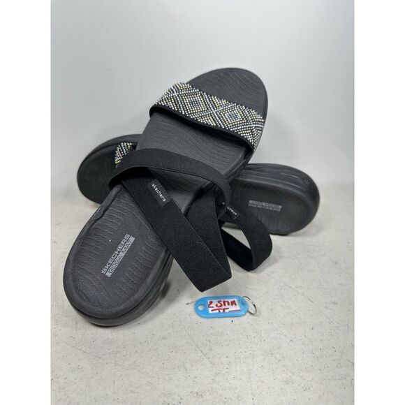 Skechers On The Go Glitzy Sandals Women’s Size 11 - Picture 1 of 8